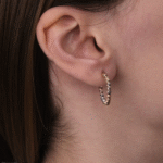 14 Ayar Altın Dorika Toplu Halka Küpe 472