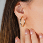 14 Ayar Altın Halka Küpe 620