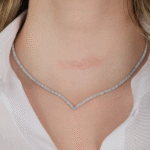 14 Ayar Beyaz Altın Su Yolu Set 69