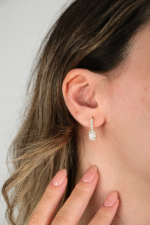 14 Ayar Altın Baget Sallantılı Set 65 - Görsel 5