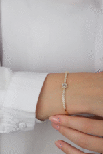 14 Ayar Altın Baget Sallantılı Set 65 - Görsel 4