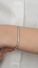 14 Ayar Beyaz Altın Suyolu Set - Görsel 4