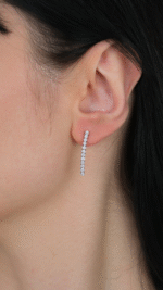 14 Ayar Beyaz Altın Suyolu Set - Görsel 5