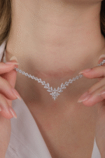 14 Ayar Beyaz Altın Set 61 - Görsel 2