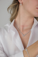 14 Ayar Beyaz Altın Set 61