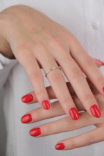 14 Ayar Altın Taşlı Kalp Yüzük 683