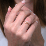 14 Ayar Altın E Harf Yüzük 407