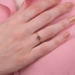 14 Ayar Rose Altın Yonca Yüzük 87