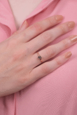 14 Ayar Rose Altın Yonca Yüzük 87