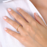 14 Ayar Altın Yıldız Taşlı Yüzük 777