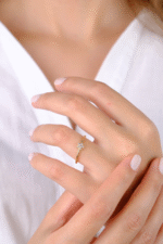 14 Ayar Altın Yıldız Taşlı Yüzük 777 - Görsel 2