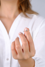 14 Ayar Altın Yıldız Taşlı Yüzük 777 - Görsel 5