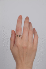 14 Ayar Altın Tarz Yüzük 88 - Görsel 3