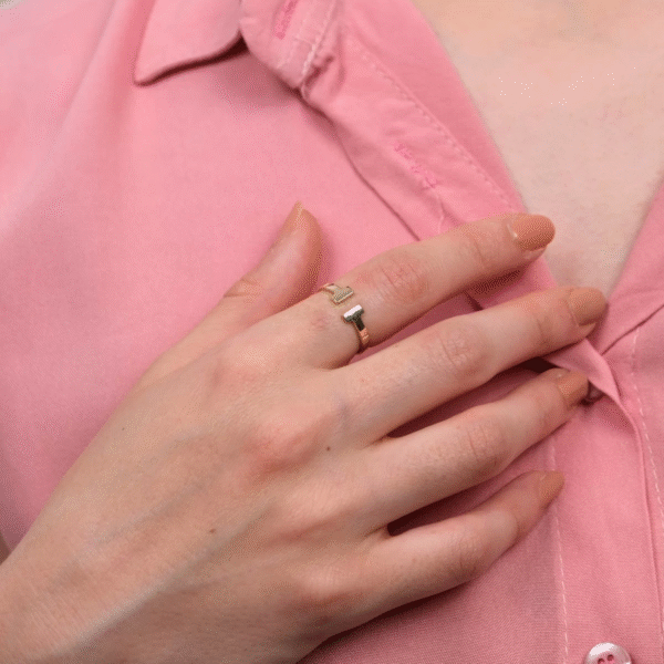 14 Ayar Altın Tarz Yüzük 88