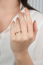 14 Ayar Altın Burgulu Yüzük 880 - Görsel 3