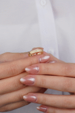 14 Ayar Altın Taşlı Yüzük 602 - Görsel 2