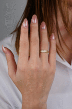 14 Ayar Altın Taşlı Yüzük 600