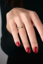 14 Ayar Altın Taşlı Yüzük 354 - Görsel 3