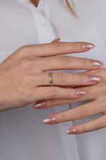 14 Ayar Altın Taşlı Yüzük 612