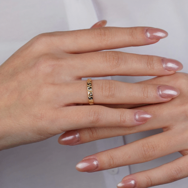 14 Ayar Altın Taşlı Yüzük 612