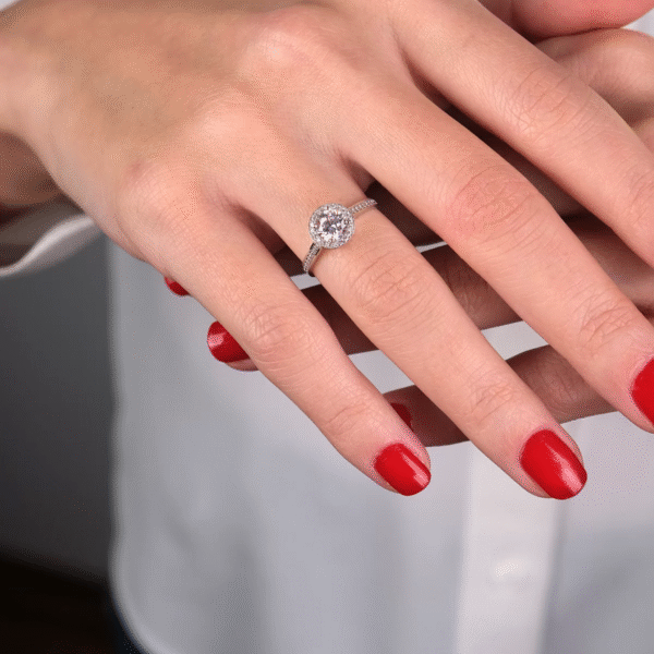 14 Ayar Altın Tektaş Yüzük 23