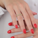 14 Ayar Altın Taşlı Yüzük 666