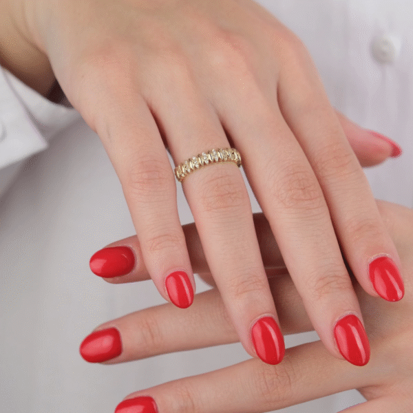 14 Ayar Altın Taşlı Yüzük 666