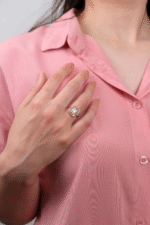 14 Ayar Sarı Altın Baget Yüzük 1 - Görsel 2