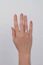 14 Ayar Sarı Altın Baget Yüzük 1 - Görsel 3