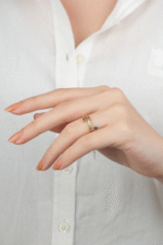 14 Ayar Altın Sade Sarmal Yüzük  883