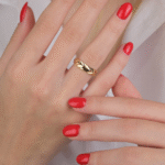 14 Ayar Altın Başak Yüzük 640