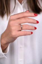 14 Ayar Altın Tektaş Yüzük 42 - Görsel 2