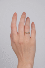 14 Ayar Altın Zigzag Yüzük 93 - Görsel 3