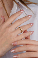 14 Ayar Altın Burgu Yüzük 604 - Görsel 3