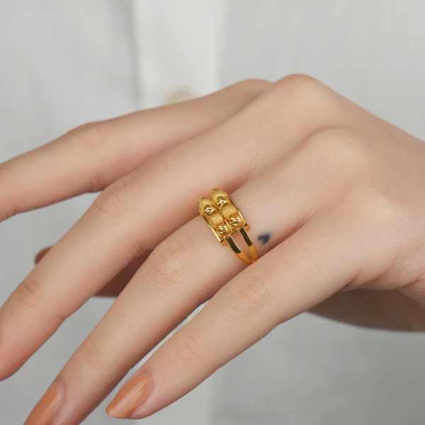 14 Ayar Altın Dorikalı Yüzük 889