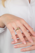 14 Ayar Altın Yonca Yüzük 527