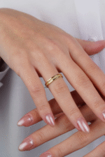 14 Ayar Altın Taşlı Yüzük 597 - Görsel 2