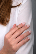 14 Ayar Altın Ritim Yüzük 402 - Görsel 2