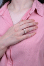 14 Ayar Sarı Altın Beştaş Yüzük 19 - Görsel 2