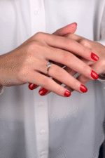 14 Ayar Altın Tektaş Yüzük 41