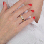 14 Ayar Altın Taşlı Yüzük 632