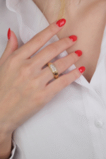 14 Ayar Altın Taşlı Yüzük 632