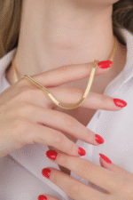 14 Ayar Altın Zincir Kolye 218 - Görsel 3