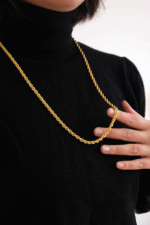 14 Ayar Altın 60 cm Burgu Zincir 57