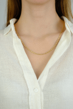 14 Ayar Altın Zincir Kolye 119 - Görsel 3