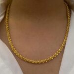 14 Ayar Altın 60 cm Burgu Zincir Kolye 321