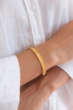 22 Ayar Altın Hasır Desen Kelepçe 64 - Görsel 3