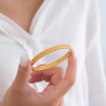 22 Ayar Altın Hasır Desen Kelepçe 64