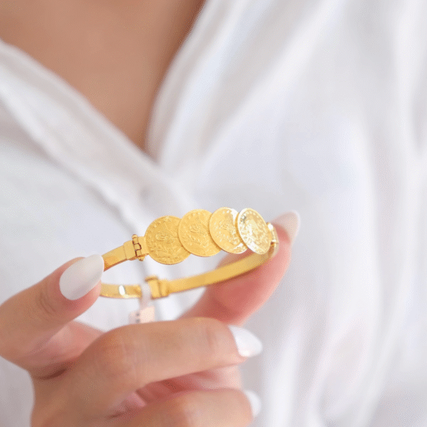 22 Ayar Altın Reşat Sıralı Kelepçe 65