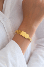 22 Ayar Altın Reşat Sıralı Kelepçe 65 - Görsel 2